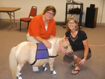 Cheryl and Lisa with Butterball